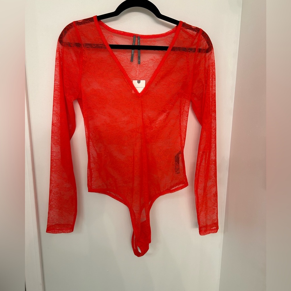 Anthropologie Lace Bodysuit